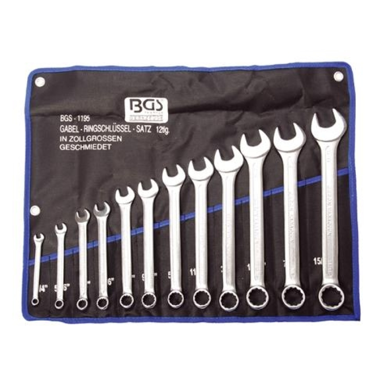 GER301A Ring/steeksleutels inch maten